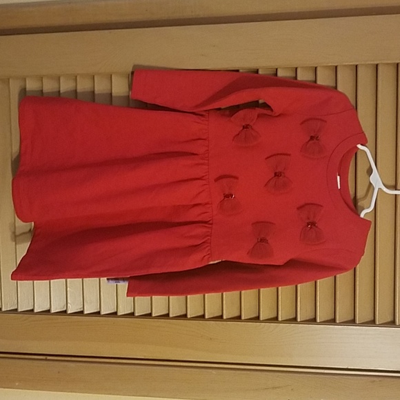 Carter's Other - Carters long sleeve red dress